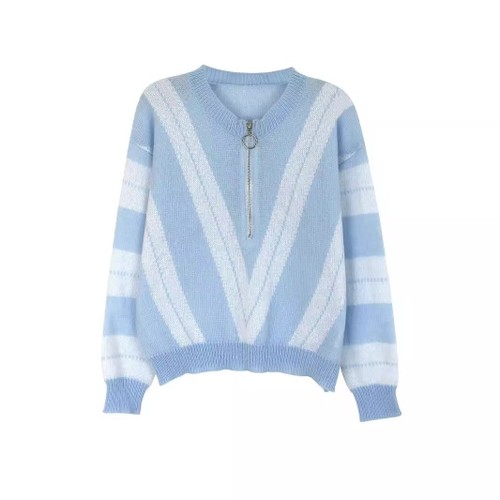 Knit Sweater Long Sleeve Slim Fit Pullover Top SSU-00049