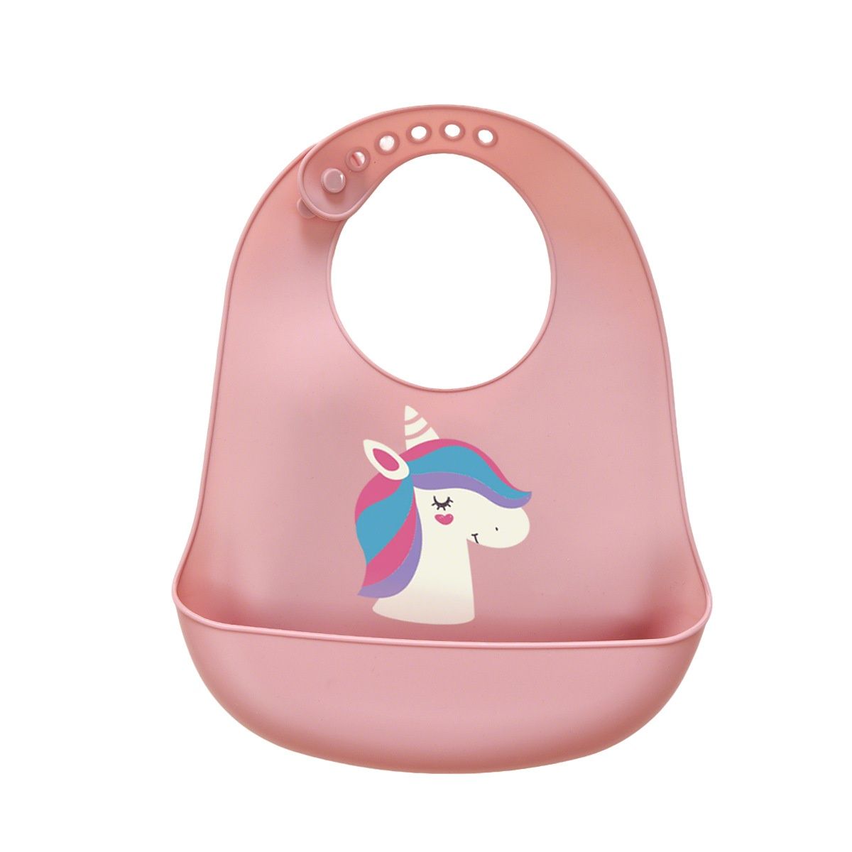 Cute Silicone Baby Bibs with Animal Designs - Adjustable & Soft
