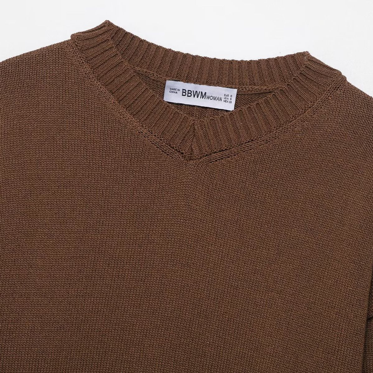 Knit Top V-Neck Stylish Sweater KUN-00052