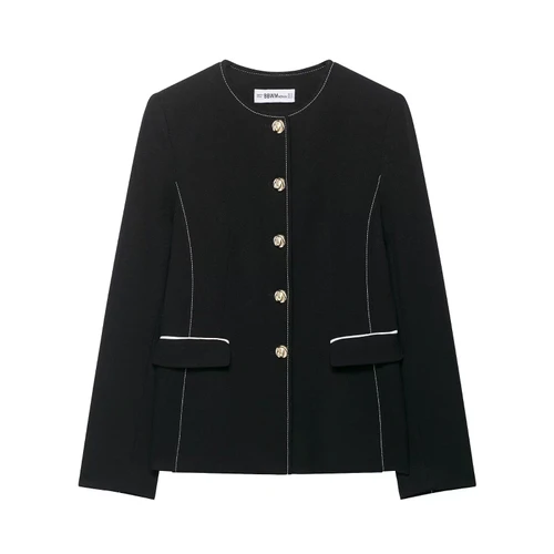 Women's Blazer Dress Suit - Trim Detail KUN-00018