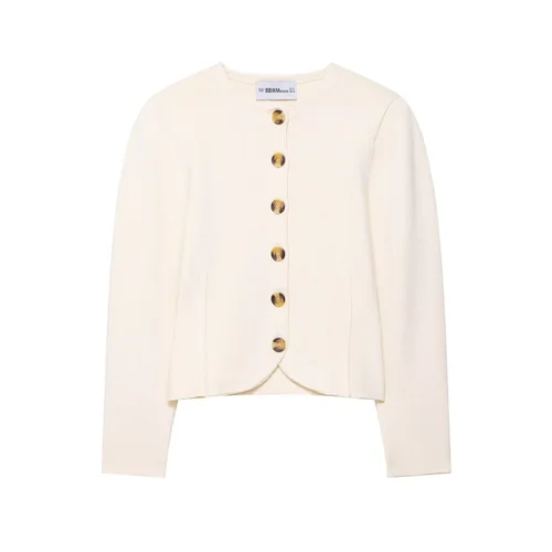 Completo cardigan in maglia e minigonna - Camicia slim fit con bottoni KUN-00118