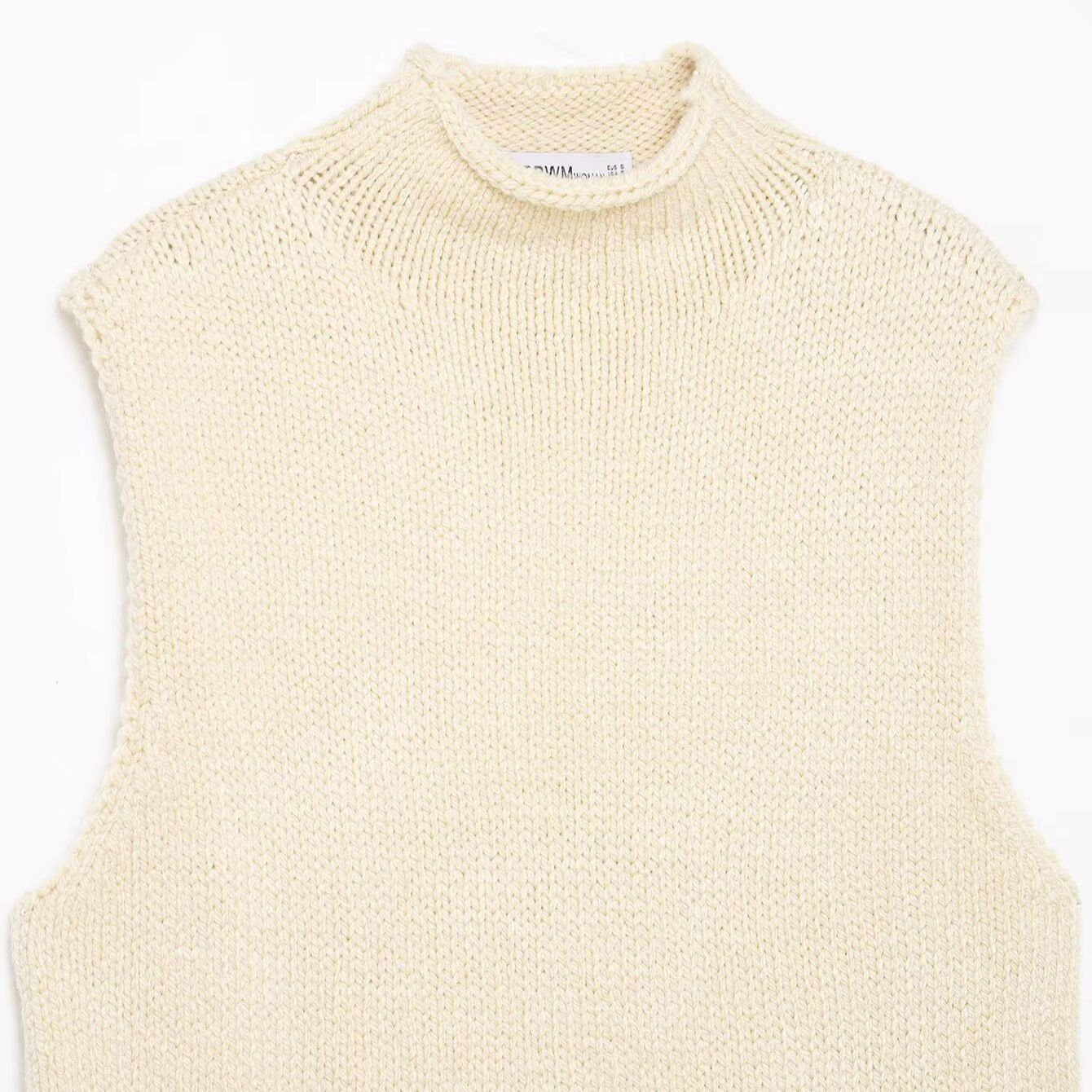 Gilet en maille - Haut asymétrique sans manches élégant pour femme KUN-00013