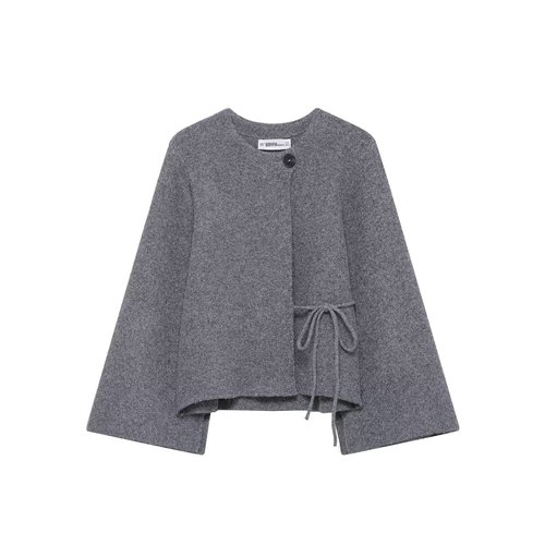 Knit Cardigan Women's Stylish Split Sleeve Sweater KUN-00004
