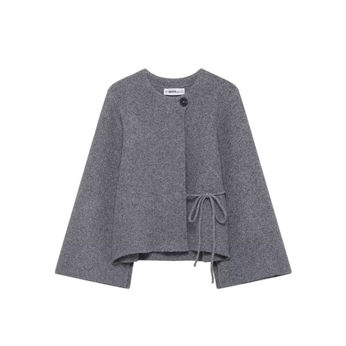 Knit Cardigan Women's Stylish Split Sleeve Sweater KUN-00004