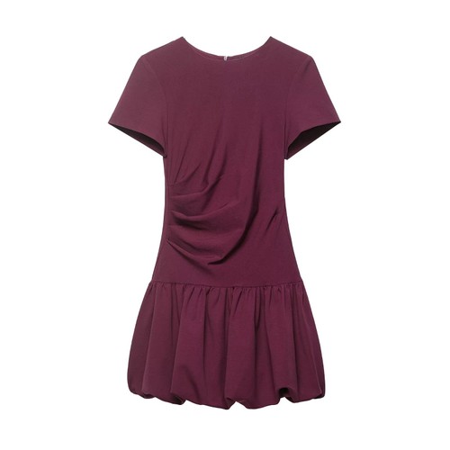 Women's Balloon Sleeve Mini Dress - Chic & Trendy KUN-00143