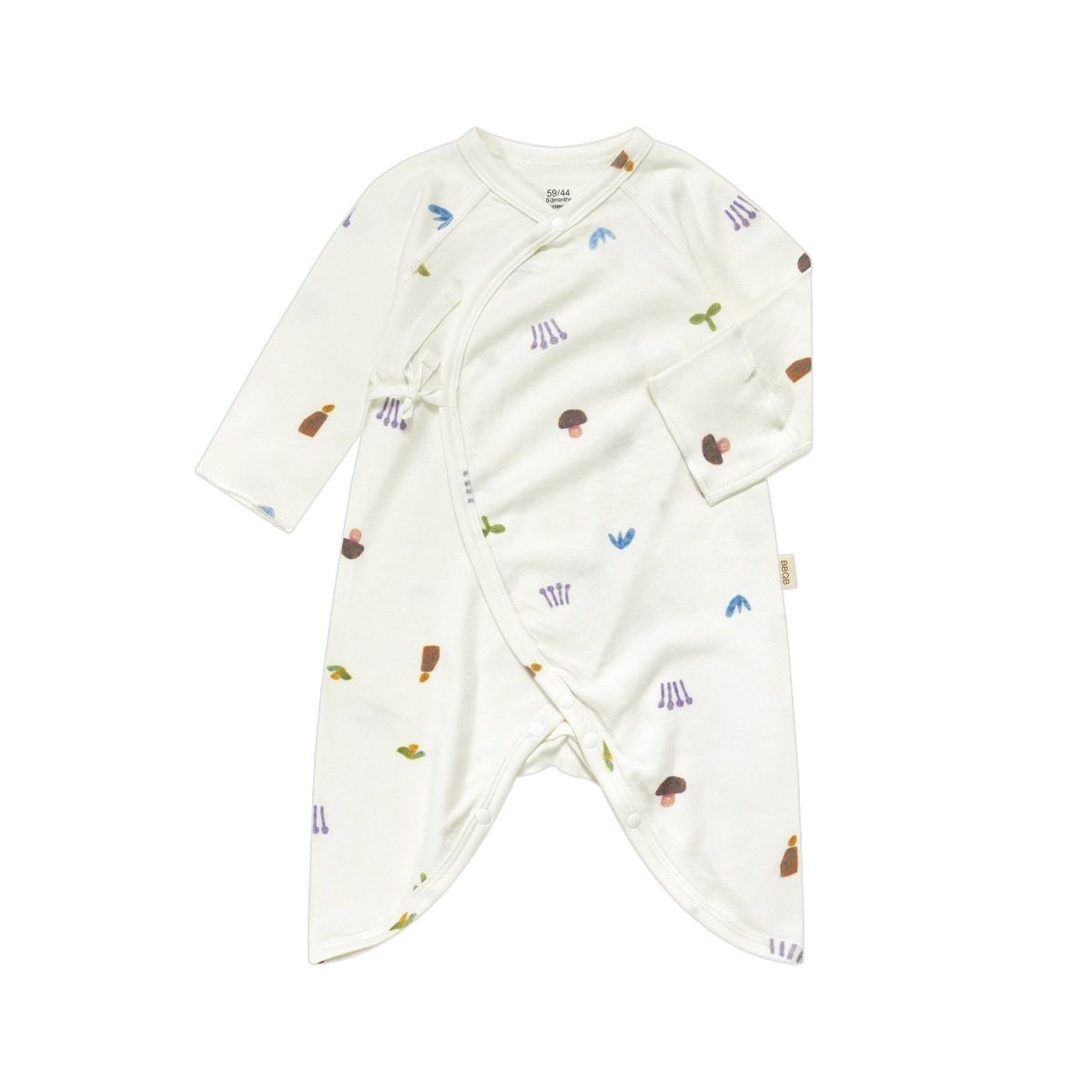 GOTS Organic Cotton Newborn Sleeper Gown