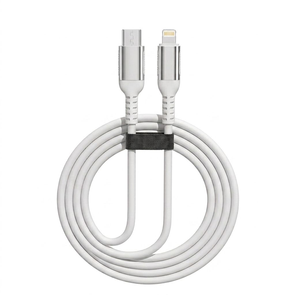66W Liquid Silicone Fast Charging Cable, USB Type-C/Micro USB/iPhone Charger Cord, Tangle-Free
