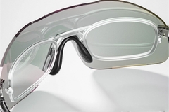 Gafas de sol de plástico gris aviador #BS2426-0011