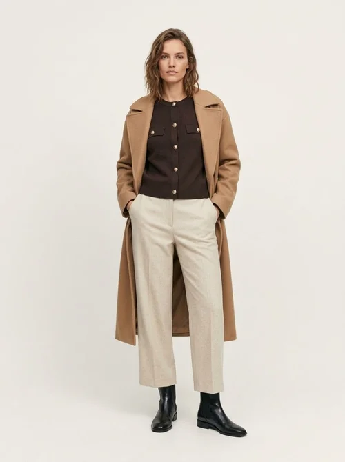 Women's Dark Brown Knit Cardigan