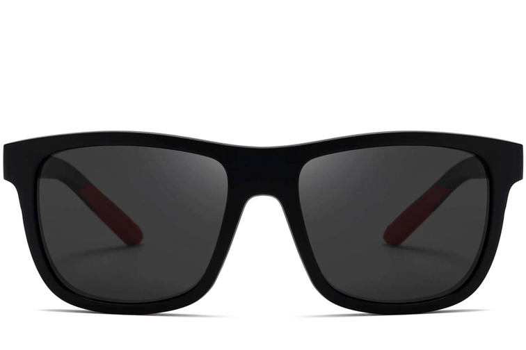 Rectangular Orange TR90 Polarized Sunglasses #BS0205-0003