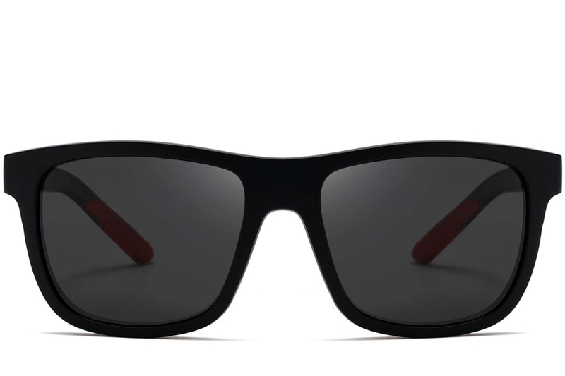 Rectangular Black TR90 Sunglasses #BS0205-0003