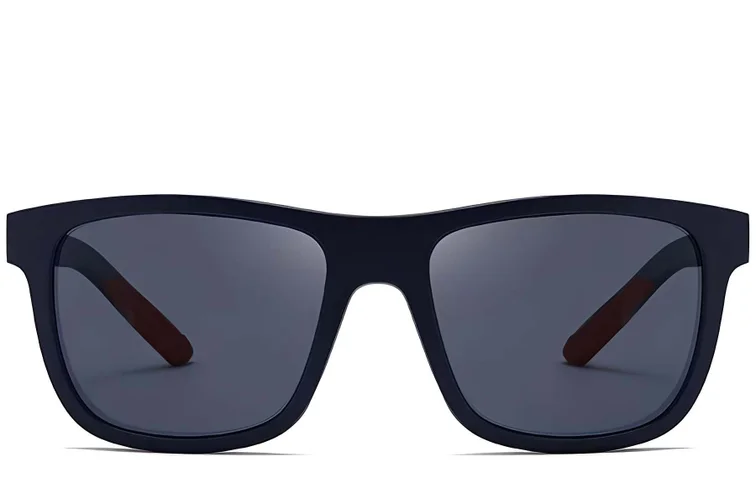 Rectangular Blue TR90 Polarized Sunglasses #BS0205-0007
