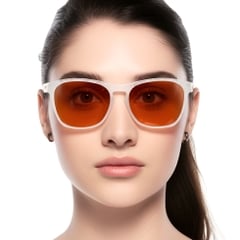 Rectangular Transparent TR90 Sunglasses #BS0205-0008