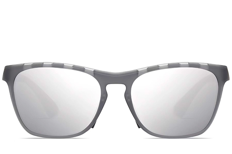 Rectangular Grey TR90 Polarized Sunglasses #BS0205-0010