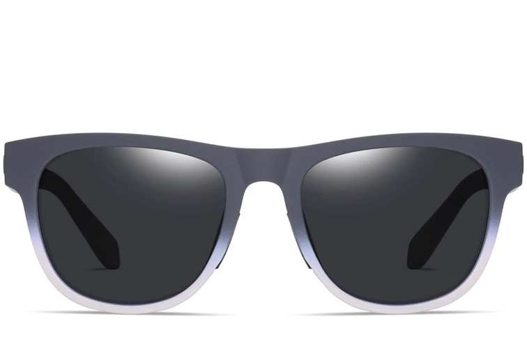 Rectangular Grey TR90 Polarized Sunglasses #BS0205-0013