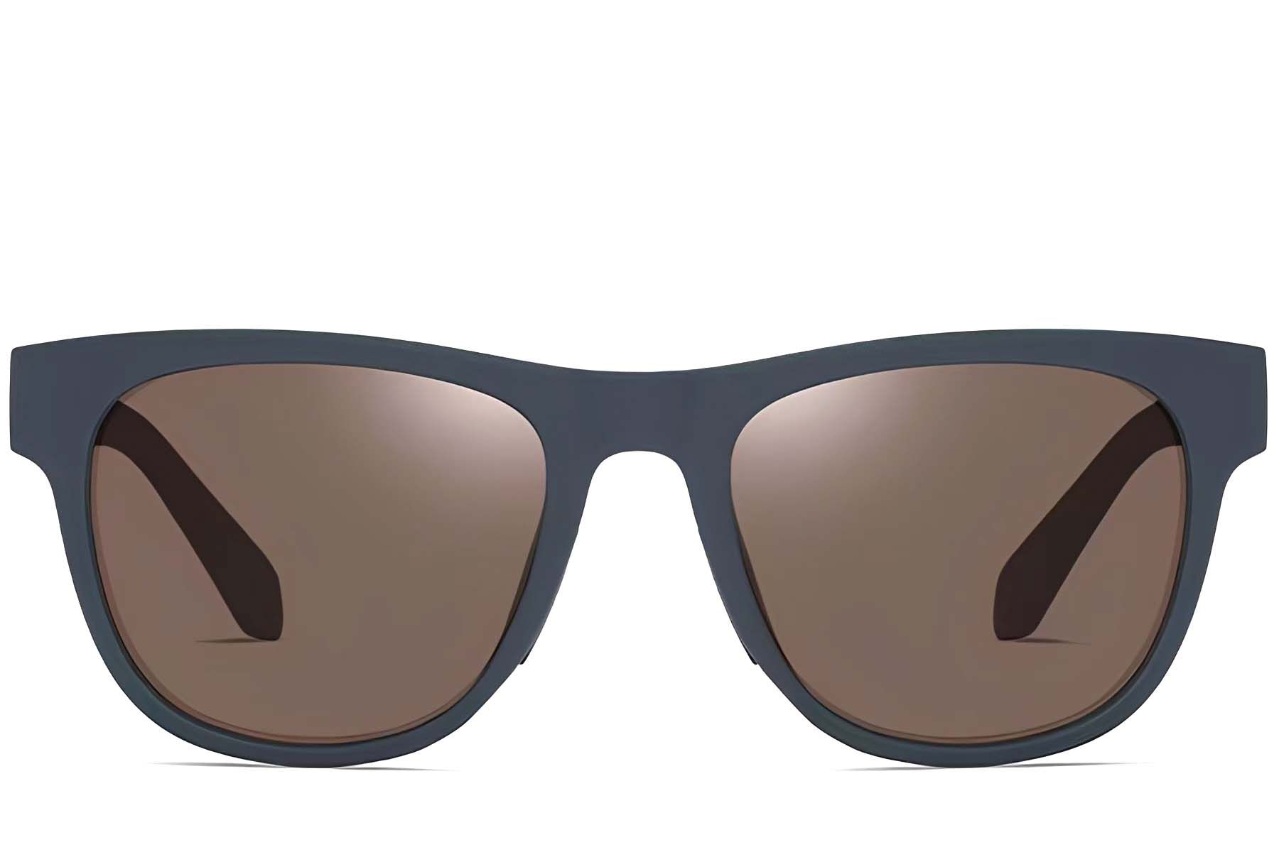 Rechteckige grüne TR90-Sonnenbrille #BS0205-0014