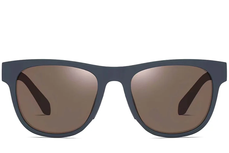 Rectangular Green TR90 Polarized Sunglasses #BS0205-0014