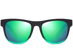Rectangular Green TR90 Polarized Sunglasses #BS0205-0015