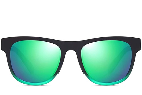 Rectangular Green TR90 Sunglasses #BS0205-0015
