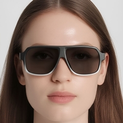 Aviator Grey TR90 Sunglasses #BS0205-0018