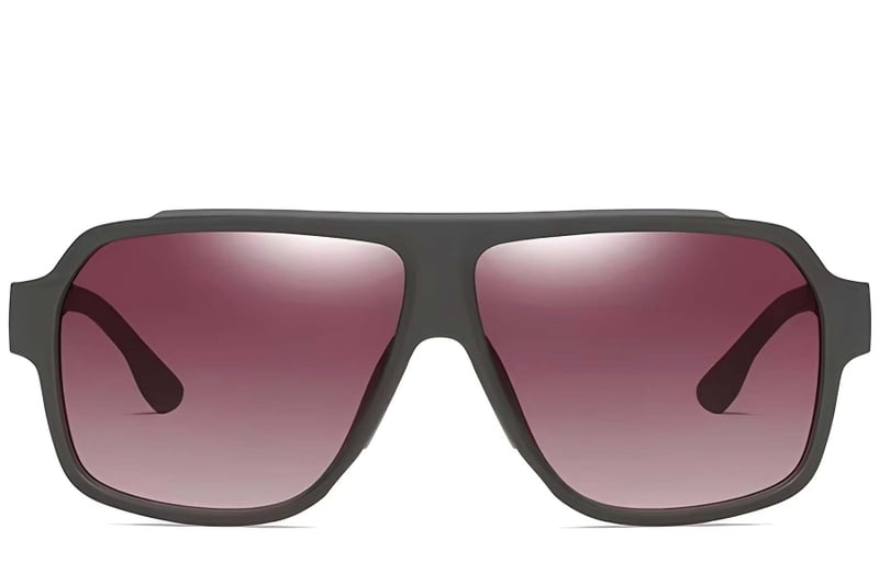 Gafas de sol polarizadas TR90 verde aviador # BS0205-0019