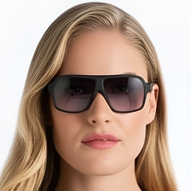 Gafas de sol polarizadas TR90 verde aviador # BS0205-0019