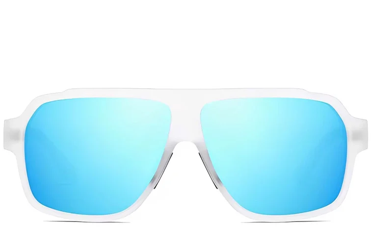 Occhiali da sole modello Aviator in TR90 bianco #BS0205-0020