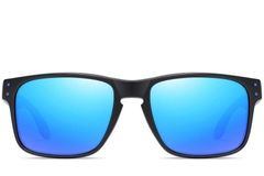 Rectangular Black Plastic Sunglasses #BS0205-0023