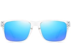 Rectangular Transparent Plastic Sunglasses #BS0205-0024