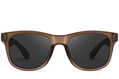 Rectangular Brown Plastic Sunglasses #BS0205-0027