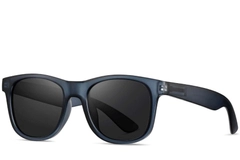Rectangular Blue Plastic Polarized Sunglasses #BS0205-0029