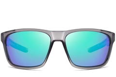 Rectangular Grey Plastic Sunglasses #BS0205-0033