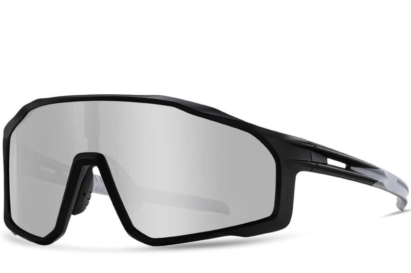 Semi-rimless Grey TR90 Polarized Sunglasses #BS0205-0038