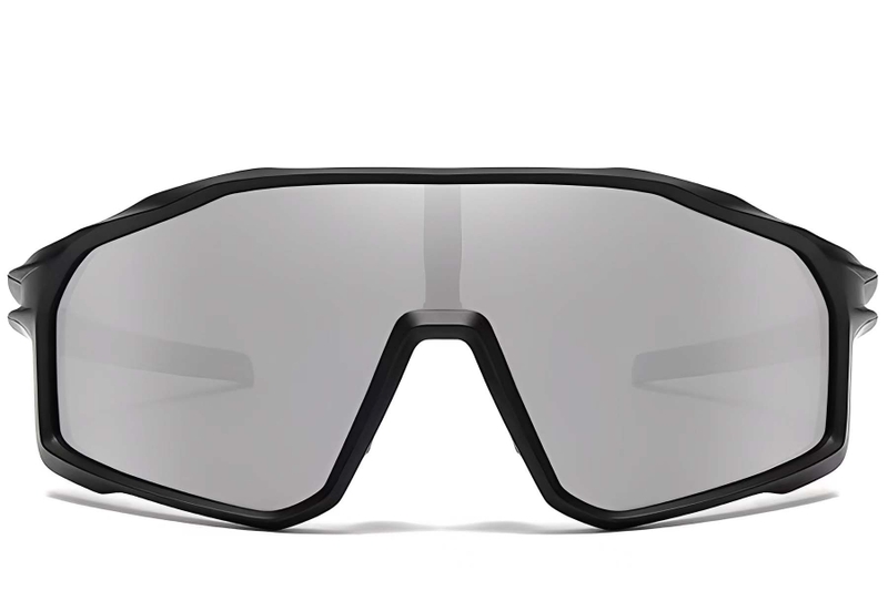Semi-Rimless Gray TR90 Polarized Sunglasses #BS0205-0038