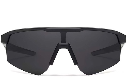 Semi-rimless Black TR90 Sunglasses #BS0205-0041