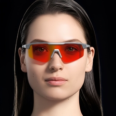 Semi-rimless Grey TR90 Sunglasses #BS0205-0045