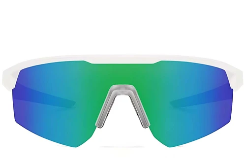 Semi-rimless White TR90 Sunglasses #BS0205-0046