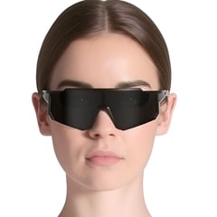 Aviator Black Plastic Sunglasses #BS0205-0047