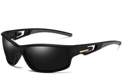 Rectangular Black TR90 Sunglasses #BS0205-0055