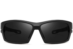 Rectangular Black TR90 Sunglasses #BS0205-0059