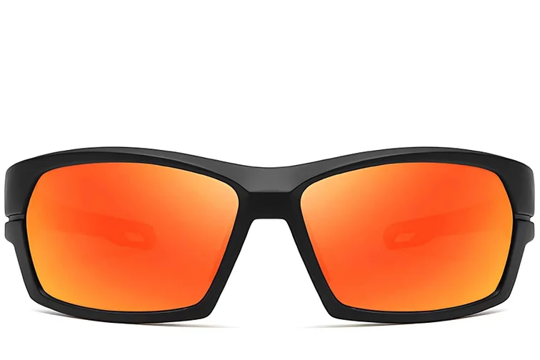 Rectangular Orange TR90 Polarized Sunglasses #BS0205-0060