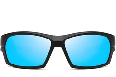 Rectangular Black TR90 Sunglasses #BS0205-0062