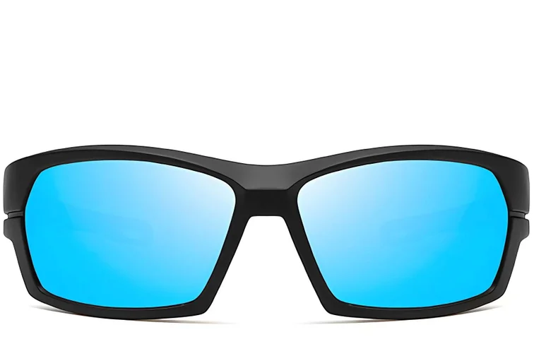 Rectangular Blue TR90 Polarized Sunglasses #BS0205-0062