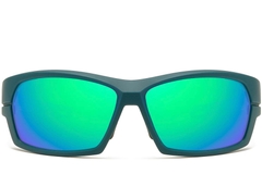 Rectangular Green TR90 Sunglasses #BS0205-0063