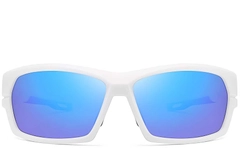 Rectangular White TR90 Sunglasses #BS0205-0064