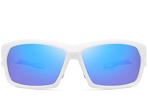 Rectangular White TR90 Sunglasses #BS0205-0064