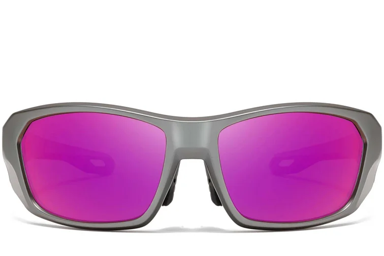 Rectangular Gray TR90 Polarized Sunglasses #BS0205-0069