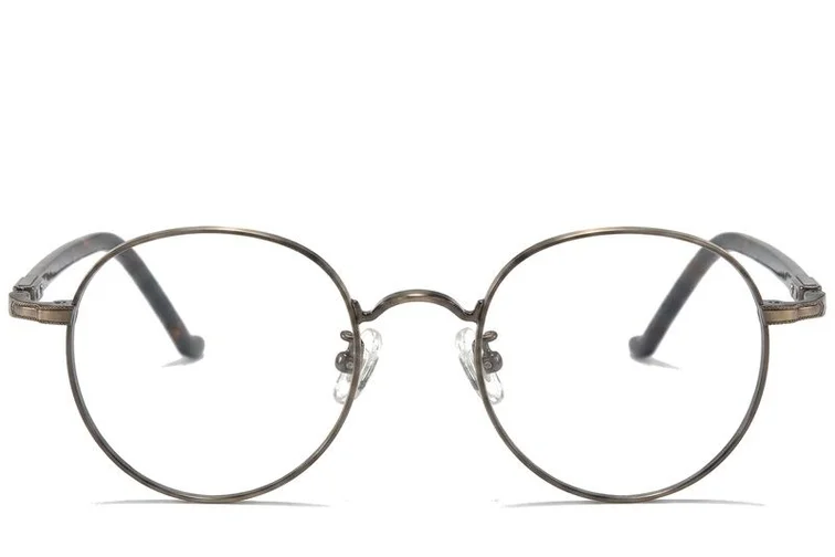 Oval Brown Titanium Glasses #BS0218-0023