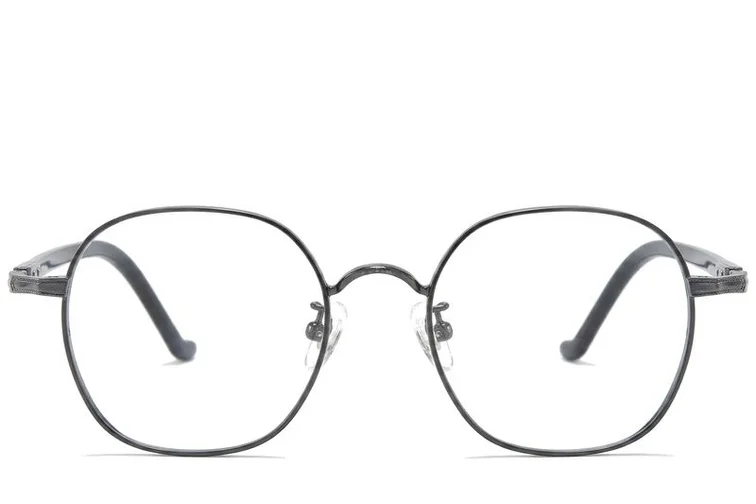 Oval Black Titanium Glasses #BS0218-0024
