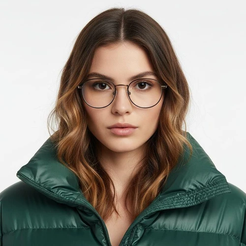 Rectangular Black Titanium Glasses #BS0218-0093